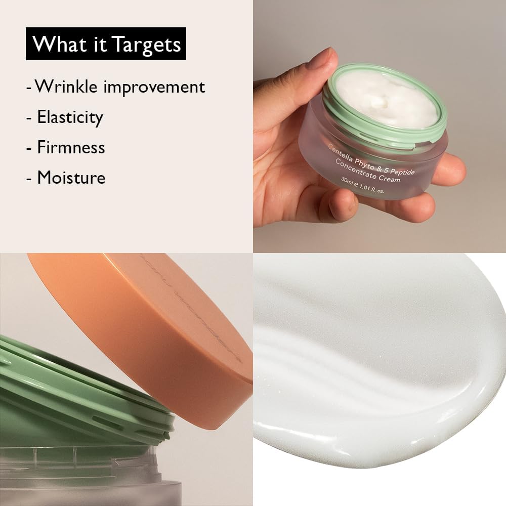 Haruharu Wonder Centella Phyto & 5 Peptide Concentrate Cream - Nourishing & Firming Cream (30ml)