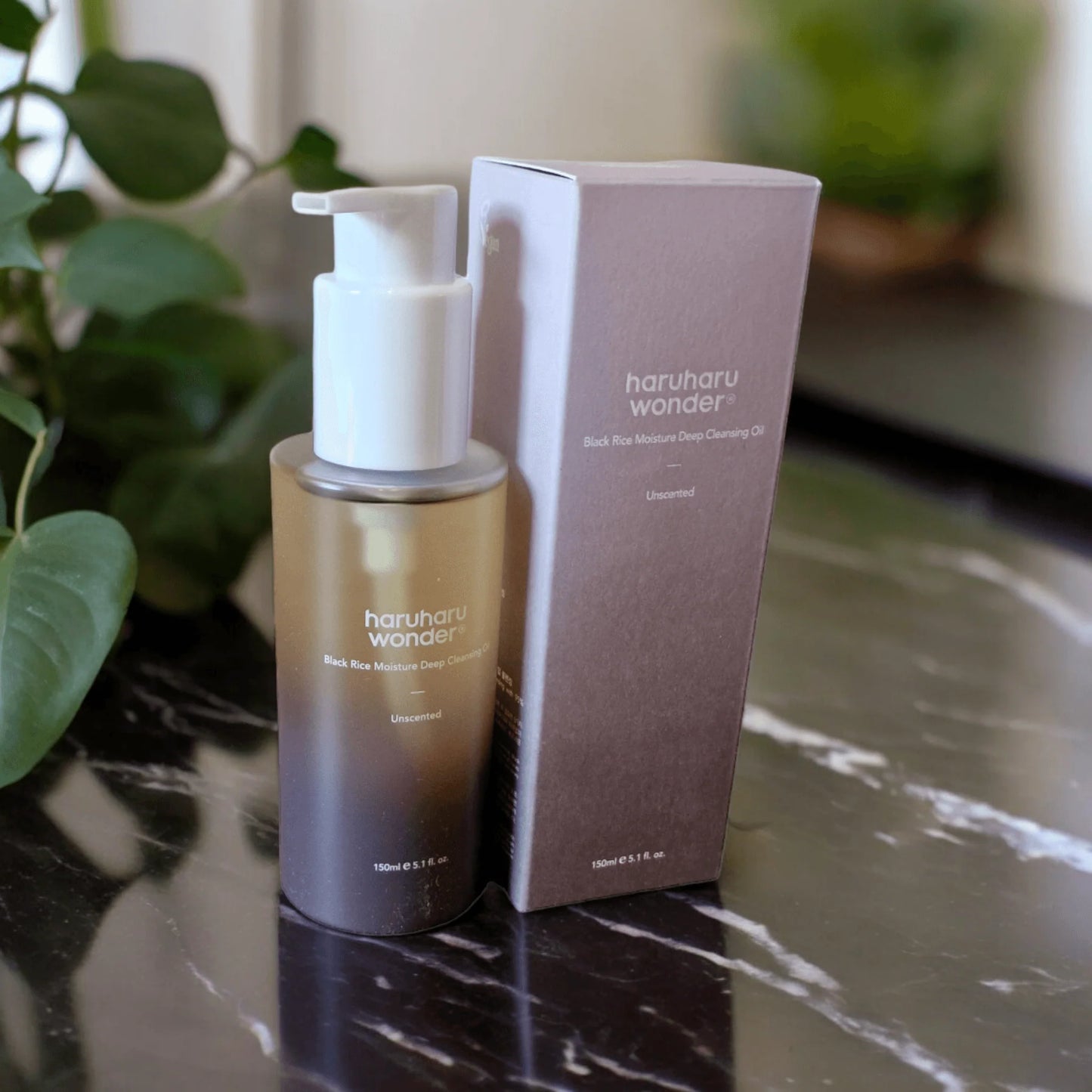 Haruharu Wonder Black Rice Moisture Deep Cleansing Oil - Gentle Makeup Remover (150ml)